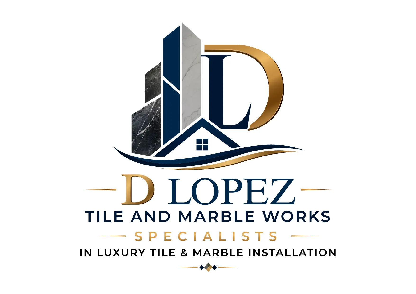 logo D Lopez Tile and Marble Works